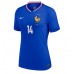 Maglie da calcio Francia Adrien Rabiot #14 Prima Maglia Femminile Europei 2024 Manica Corta